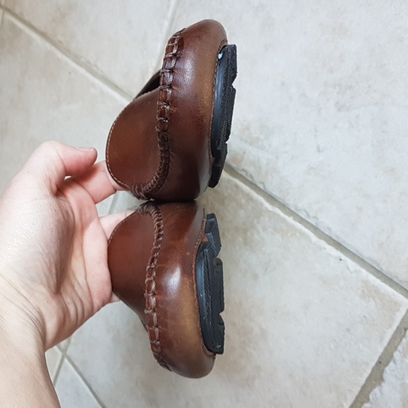 RON WHITE Leather Driving Loafer Flats Shoe Size 40 - Picture 5 of 9